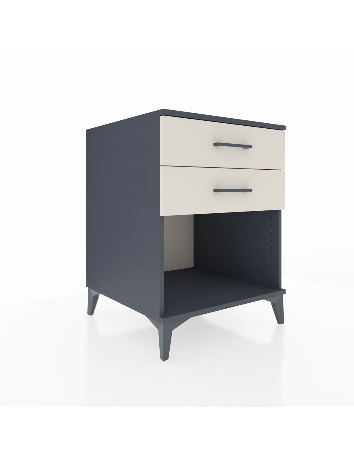 Kronos Komodin 2 Çekmeceli 60x59x80 Antrasit-Aytaşı