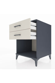 Kronos Komodin 2 Çekmeceli 60x59x80 Antrasit-Aytaşı