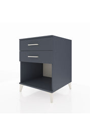 Kronos Komodin 2 Çekmeceli 60x59x80 Antrasit-Antrasit