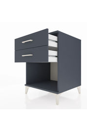Kronos Komodin 2 Çekmeceli 60x59x80 Antrasit-Antrasit