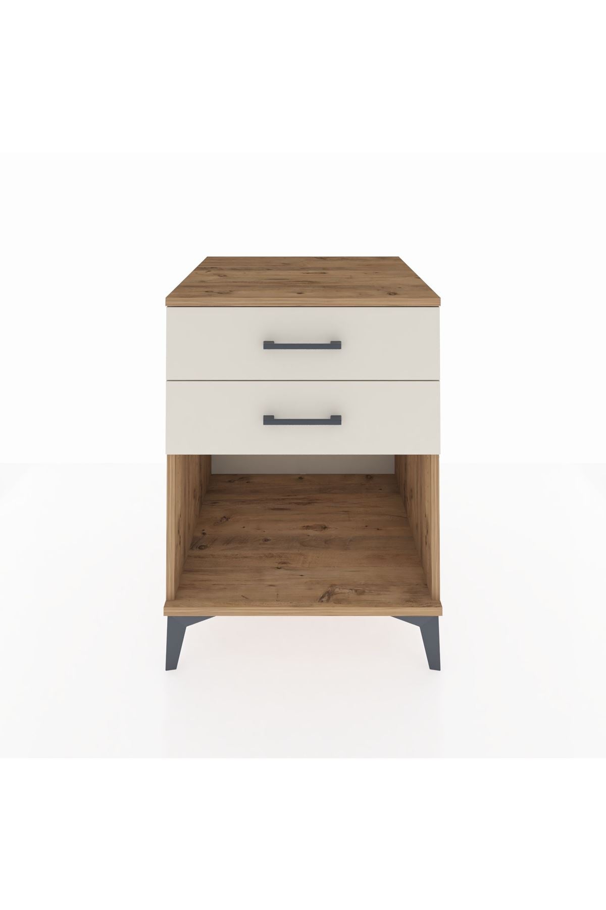Kronos Komodin 2 Çekmeceli 60x59x80 Çam-Aytaşı