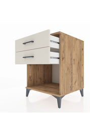 Kronos Komodin 2 Çekmeceli 60x59x80 Çam-Aytaşı