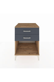 Kronos Komodin 2 Çekmeceli 60x59x80 Çam-Antrasit