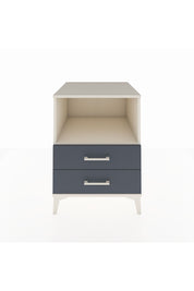 Kronos Komodin Tek Raflı 2 Çekmeceli 60x59x80 Aytaşı-Antrasit