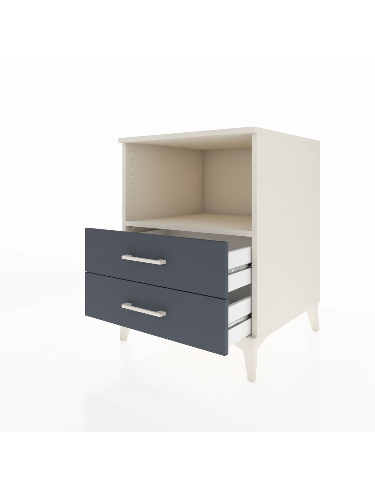 Kronos Komodin Tek Raflı 2 Çekmeceli 60x59x80 - S79M003V2C