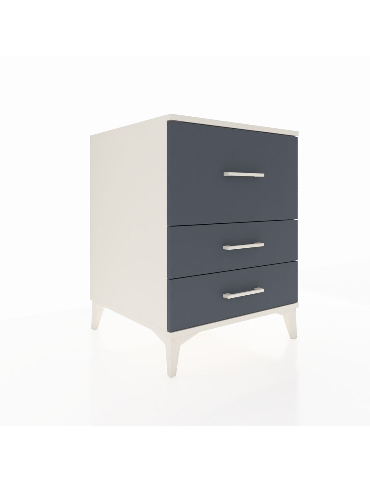 Kronos Komodin 3 Çekmeceli 60x59x80 Aytaşı-Antrasit