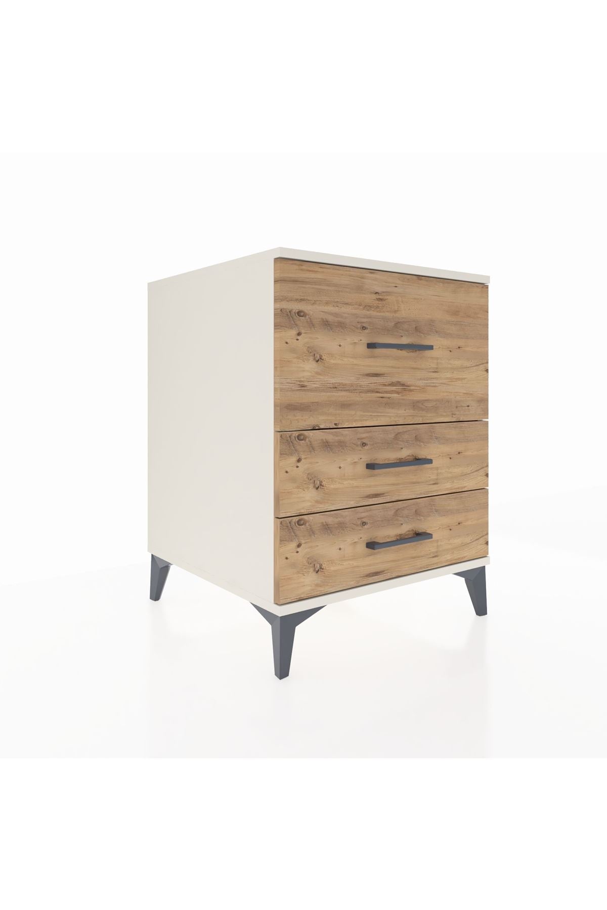 Kronos Komodin 3 Çekmeceli 60x59x80 Aytaşı-Çam