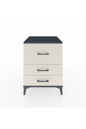 Kronos Komodin 3 Çekmeceli 60x59x80 Antrasit-Aytaşı