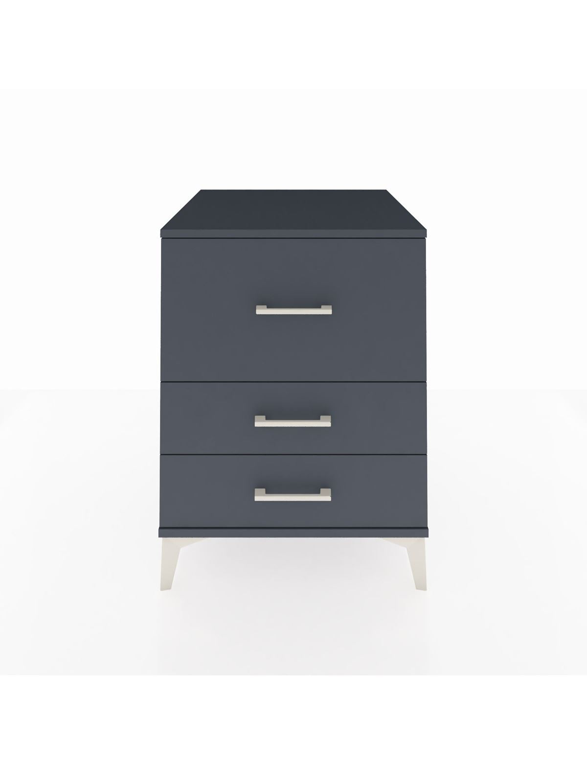 Kronos Komodin 3 Çekmeceli 60x59x80 Antrasit-Antrasit