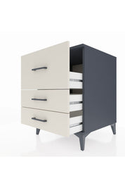 Kronos Komodin 3 Çekmeceli 60x59x80 Antrasit-Aytaşı