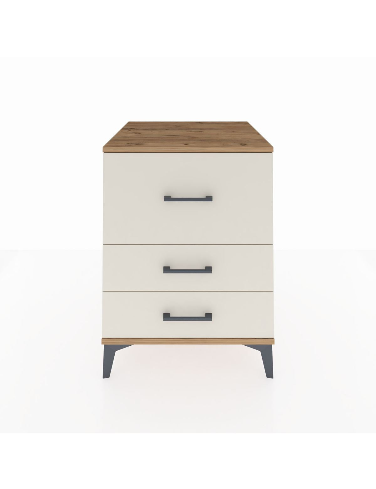 Kronos Komodin 3 Çekmeceli 60x59x80 Çam-Aytaşı