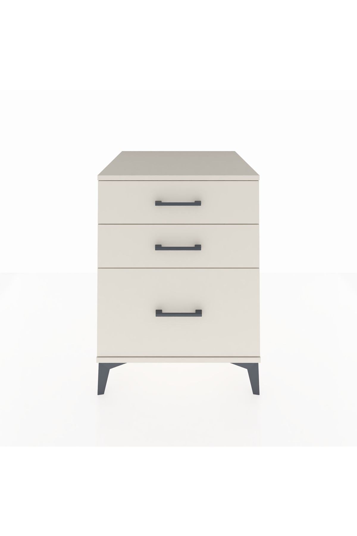 Kronos Komodin 3 Çekmeceli 60x59x80 Aytaşı-Aytaşı