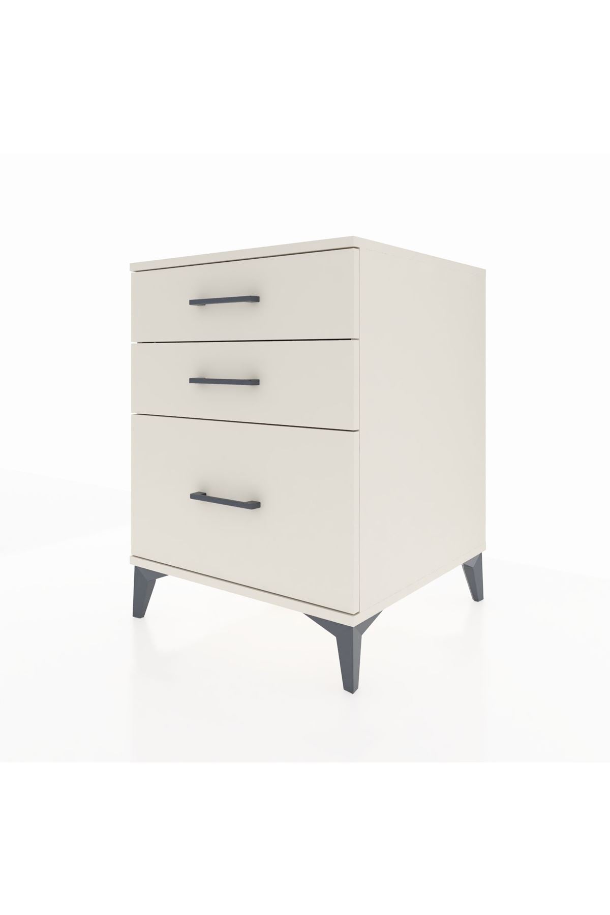 Kronos Komodin 3 Çekmeceli 60x59x80 Aytaşı-Aytaşı