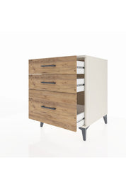 Kronos Komodin 3 Çekmeceli 60x59x80 Aytaşı-Çam