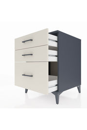 Kronos Komodin 3 Çekmeceli 60x59x80 Antrasit-Aytaşı