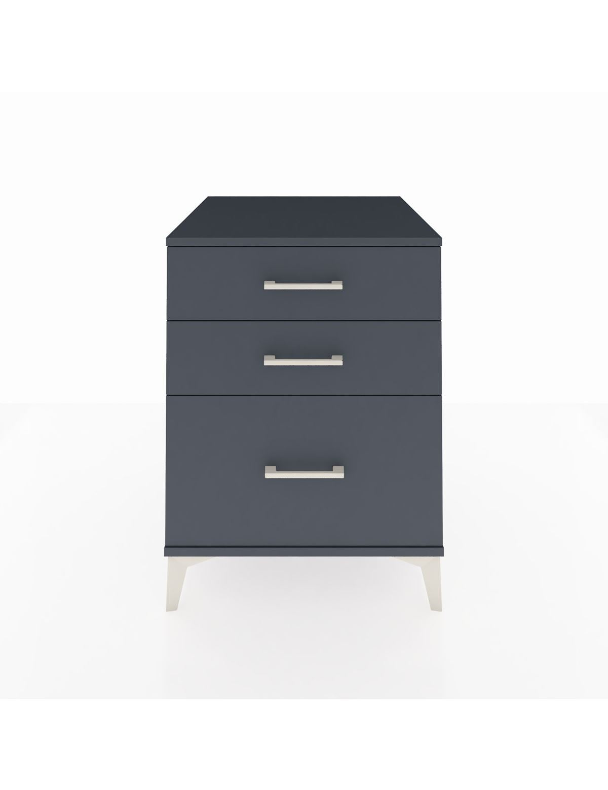 Kronos Komodin 3 Çekmeceli 60x59x80 Antrasit-Antrasit