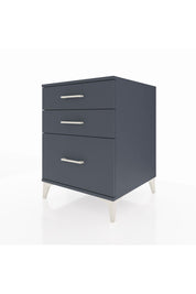 Kronos Komodin 3 Çekmeceli 60x59x80 Antrasit-Antrasit