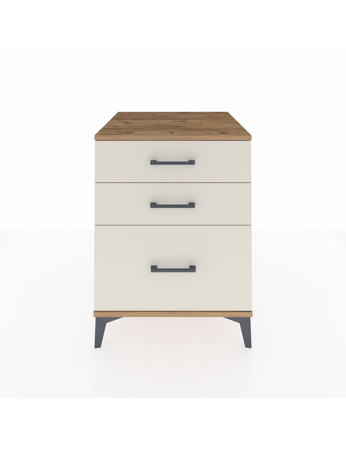 Kronos Komodin 3 Çekmeceli 60x59x80 Çam-Aytaşı