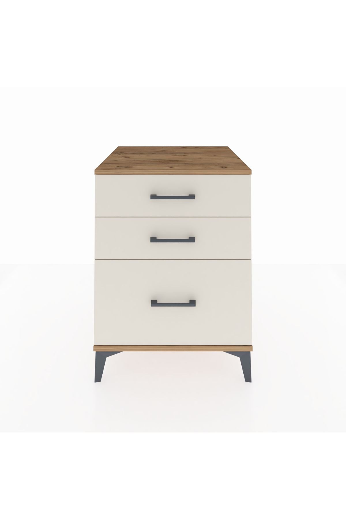 Kronos Komodin 3 Çekmeceli 60x59x80 Çam-Aytaşı