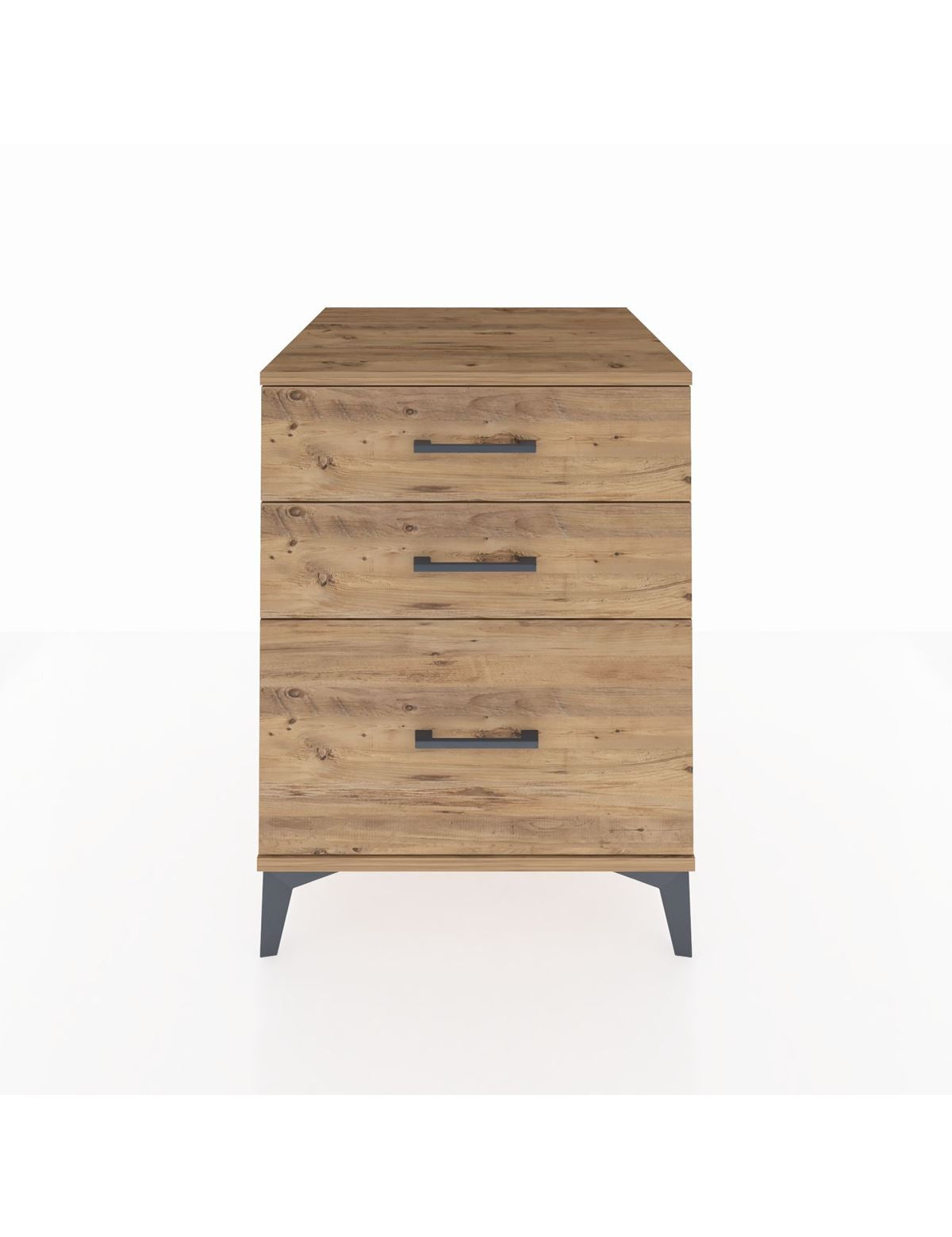 Kronos Komodin 3 Çekmeceli 60x59x80 Çam-Çam