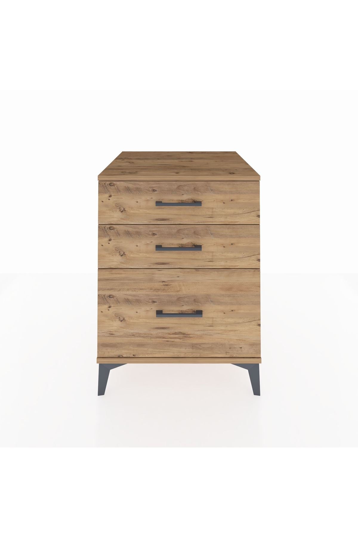 Kronos Komodin 3 Çekmeceli 60x59x80 Çam-Çam
