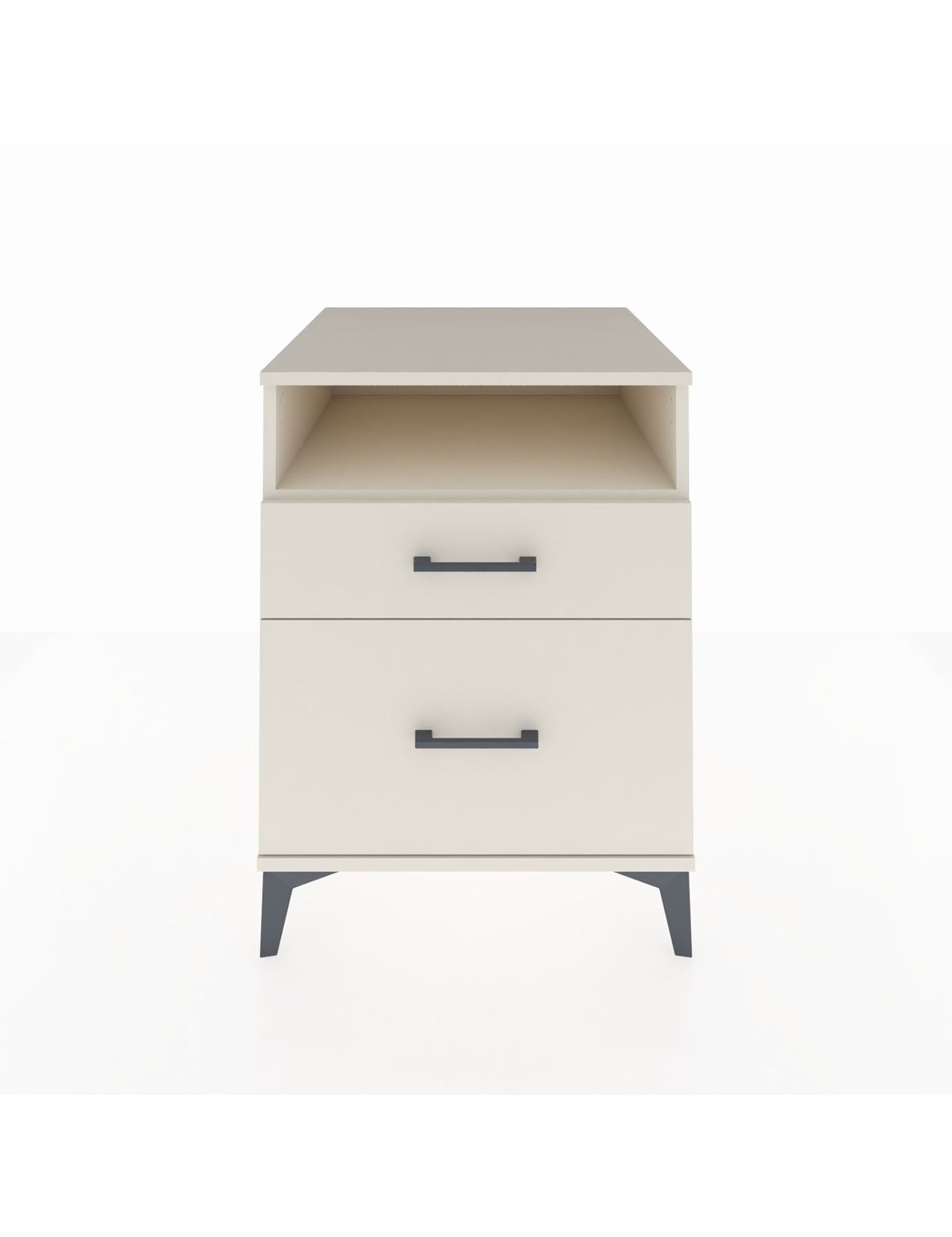 Kronos Komodin Tek Raflı 2 Çekmeceli 60x59x80 Aytaşı-Aytaşı