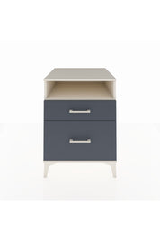 Kronos Komodin Tek Raflı 2 Çekmeceli 60x59x80 Aytaşı-Antrasit