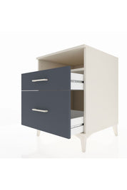 Kronos Komodin Tek Raflı 2 Çekmeceli 60x59x80 Aytaşı-Antrasit