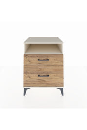 Kronos Komodin Tek Raflı 2 Çekmeceli 60x59x80 Aytaşı-Çam