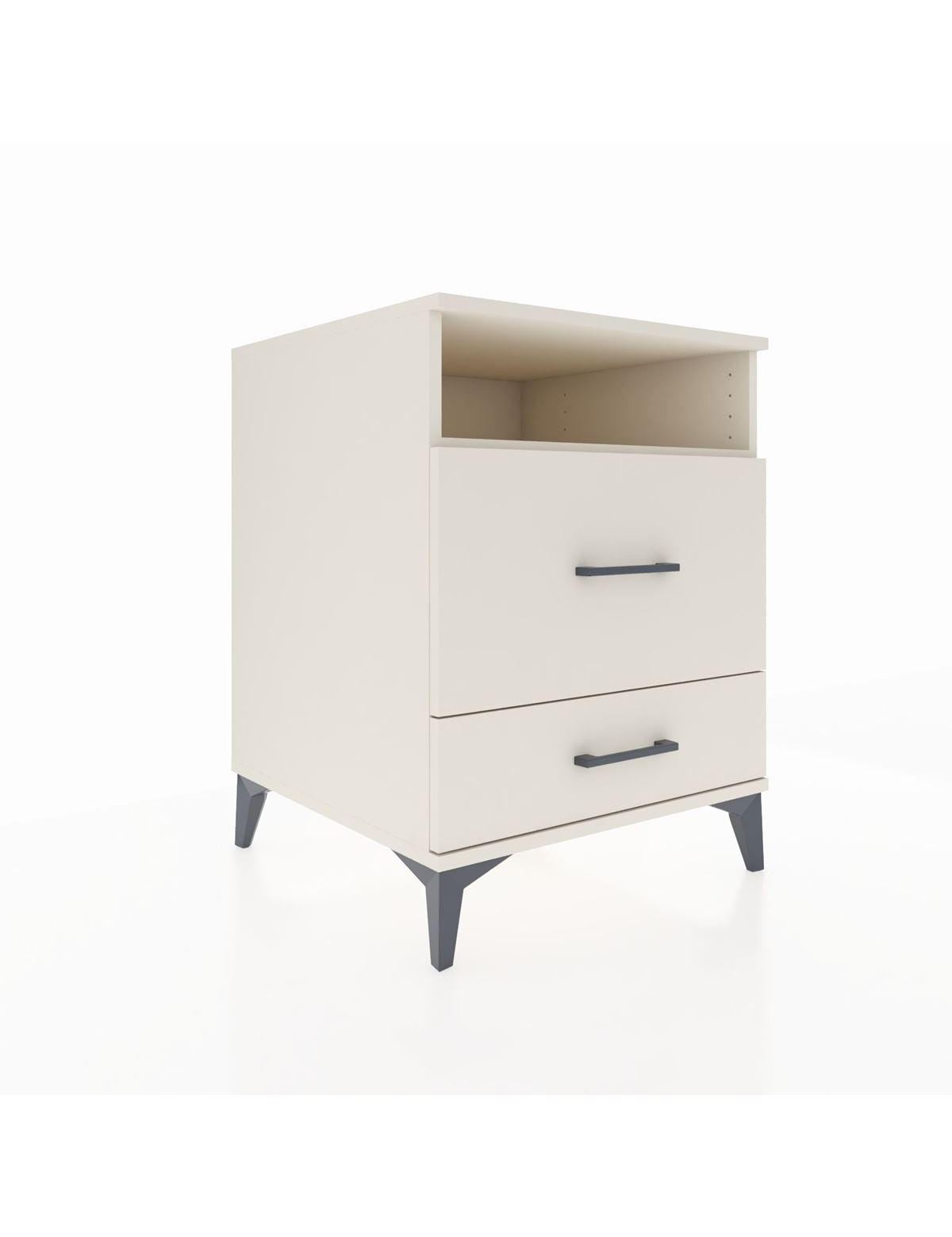 Kronos Komodin Tek Raflı 2 Çekmeceli 60x59x80 Aytaşı-Aytaşı