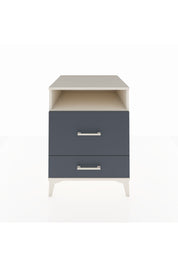 Kronos Komodin Tek Raflı 2 Çekmeceli 60x59x80 Aytaşı-Antrasit