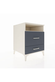 Kronos Komodin Tek Raflı 2 Çekmeceli 60x59x80 Aytaşı-Antrasit