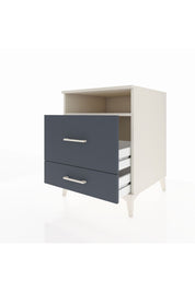 Kronos Komodin Tek Raflı 2 Çekmeceli 60x59x80 Aytaşı-Antrasit