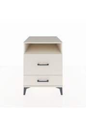 Kronos Komodin Tek Raflı 2 Çekmeceli 60x59x80 Aytaşı-Aytaşı