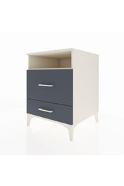 Kronos Komodin Tek Raflı 2 Çekmeceli 60x59x80 Aytaşı-Antrasit