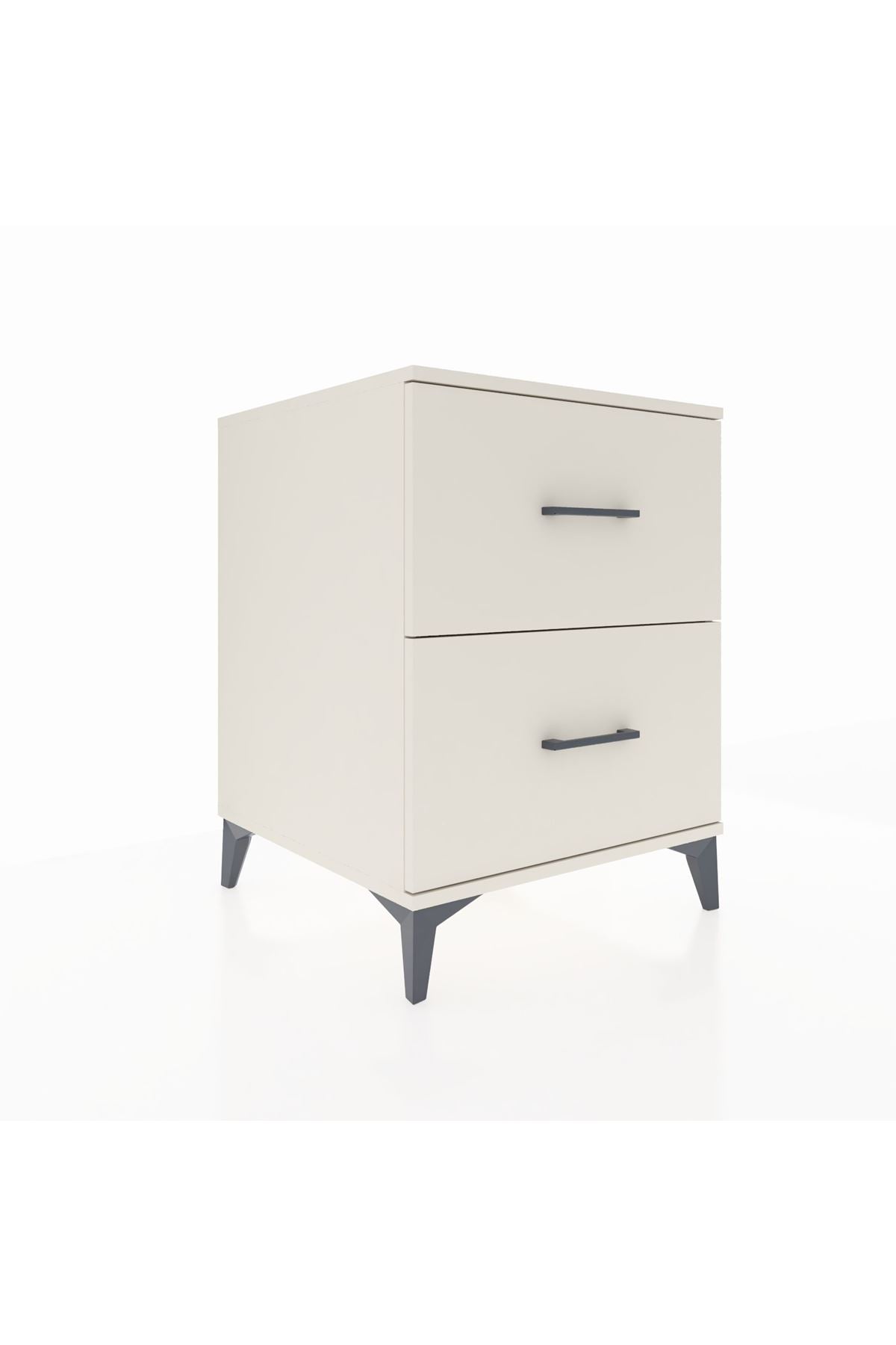 Kronos Komodin 2 Çekmeceli 60x59x80 Aytaşı-Aytaşı