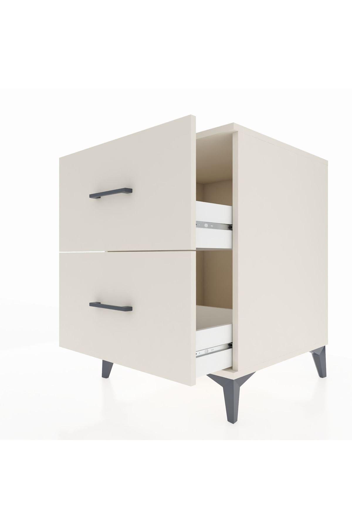 Kronos Komodin 2 Çekmeceli 60x59x80 Aytaşı-Aytaşı