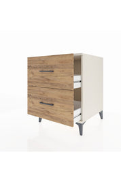 Kronos Komodin 2 Çekmeceli 60x59x80 Aytaşı-Çam