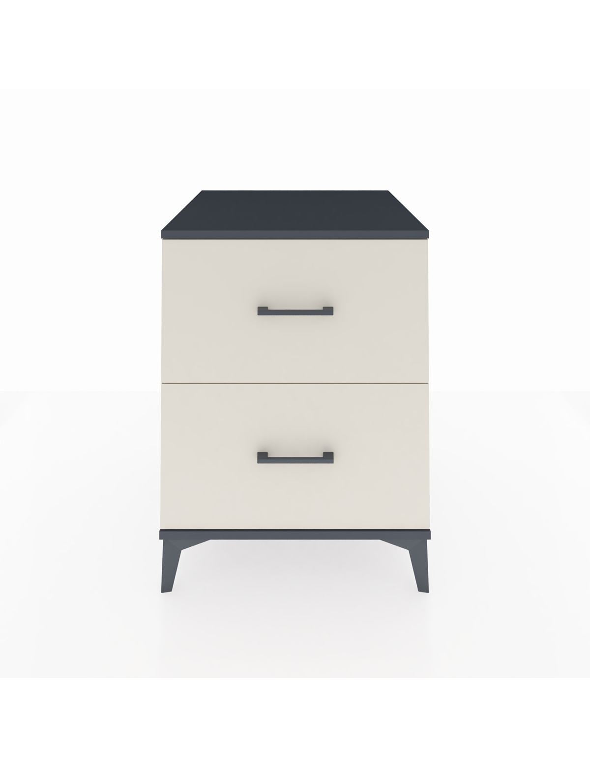 Kronos Komodin 2 Çekmeceli 60x59x80 Antrasit-Aytaşı