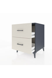 Kronos Komodin 2 Çekmeceli 60x59x80 Antrasit-Aytaşı