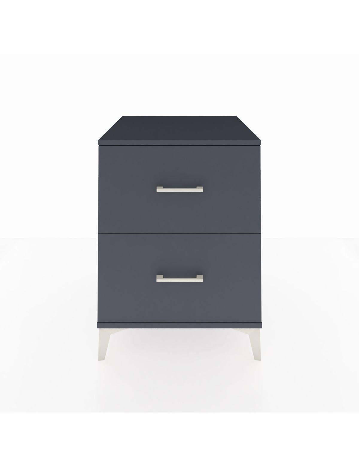 Kronos Komodin 2 Çekmeceli 60x59x80 Antrasit-Antrasit