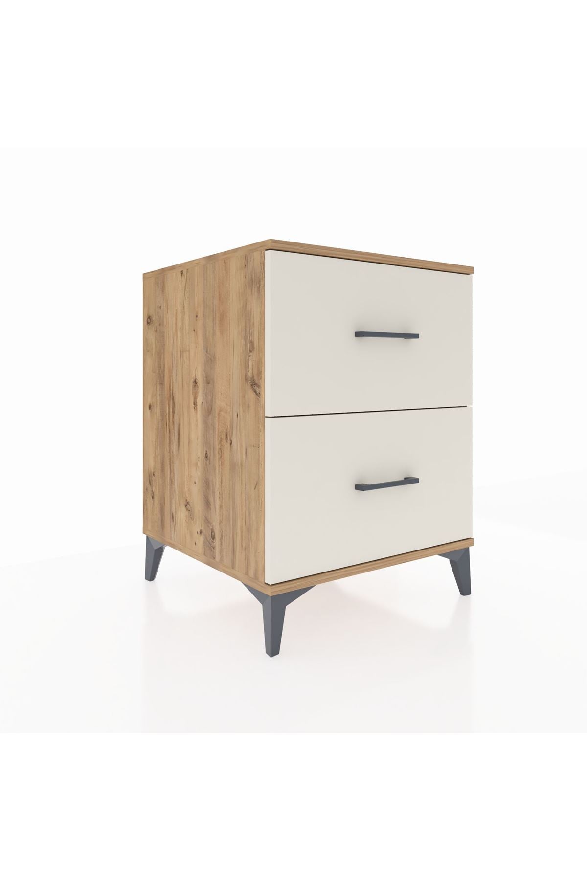 Kronos Komodin 2 Çekmeceli 60x59x80 Çam-Aytaşı