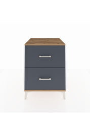 Kronos Komodin 2 Çekmeceli 60x59x80 Çam-Antrasit