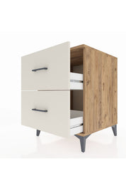 Kronos Komodin 2 Çekmeceli 60x59x80 Çam-Aytaşı