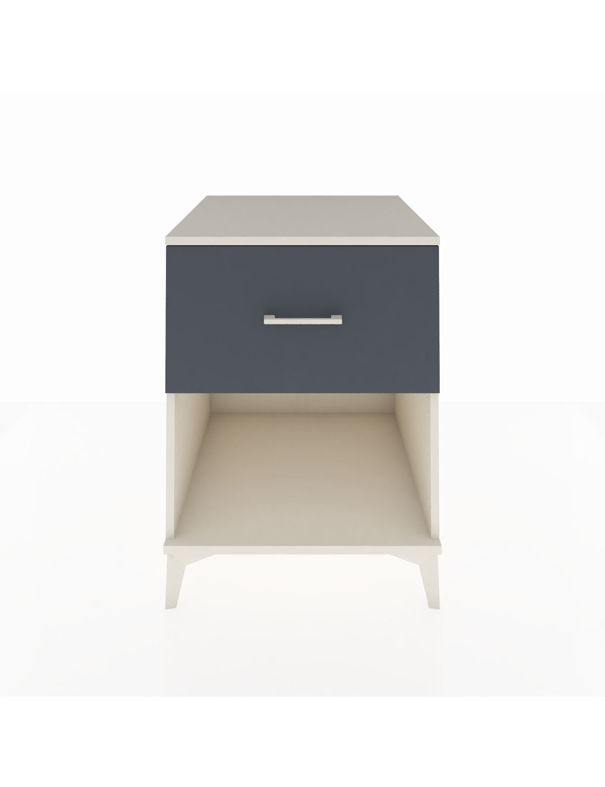 Kronos Komodin Tek Çekmeceli 60x59x80 Aytaşı-Antrasit