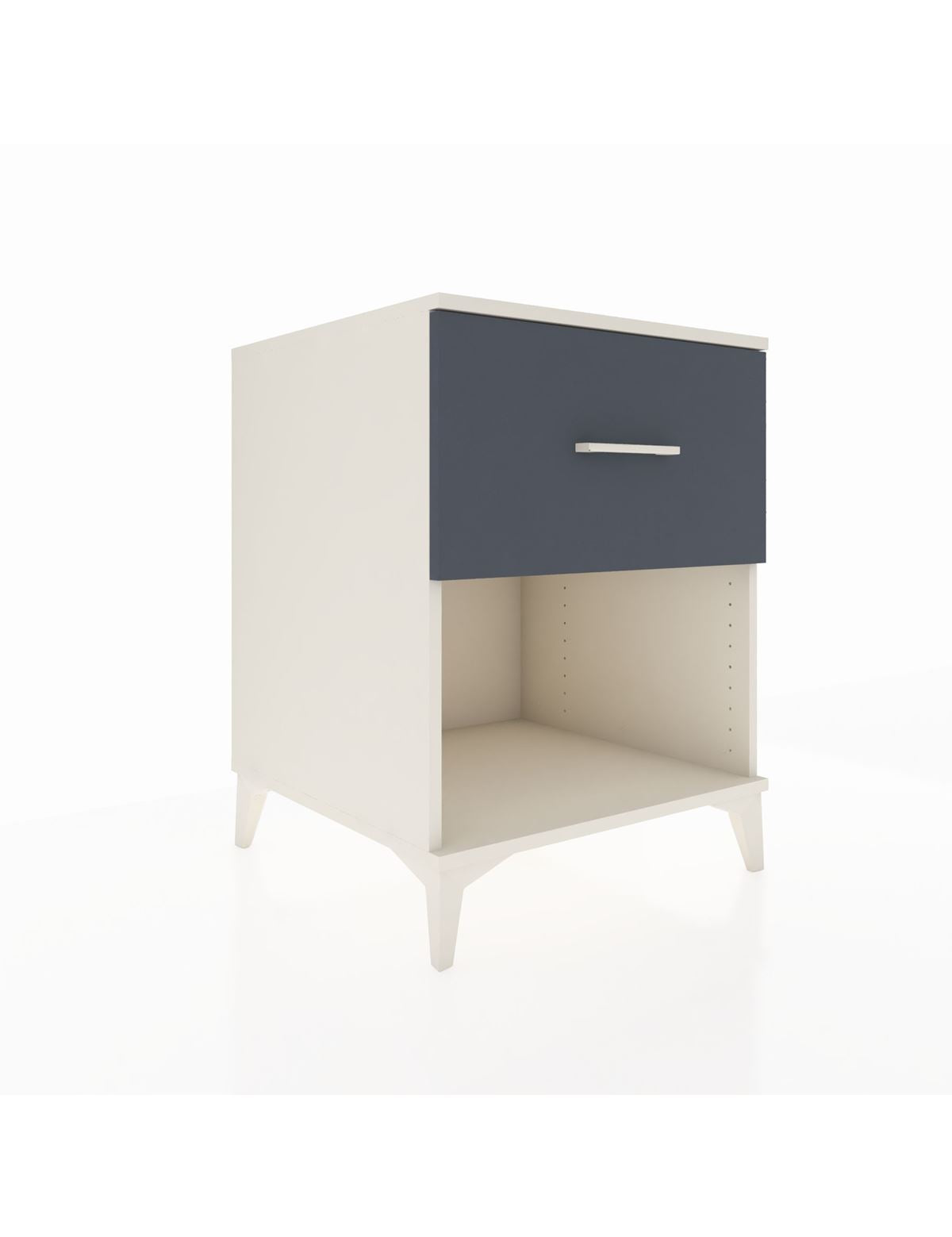 Kronos Komodin Tek Çekmeceli 60x59x80 Aytaşı-Antrasit