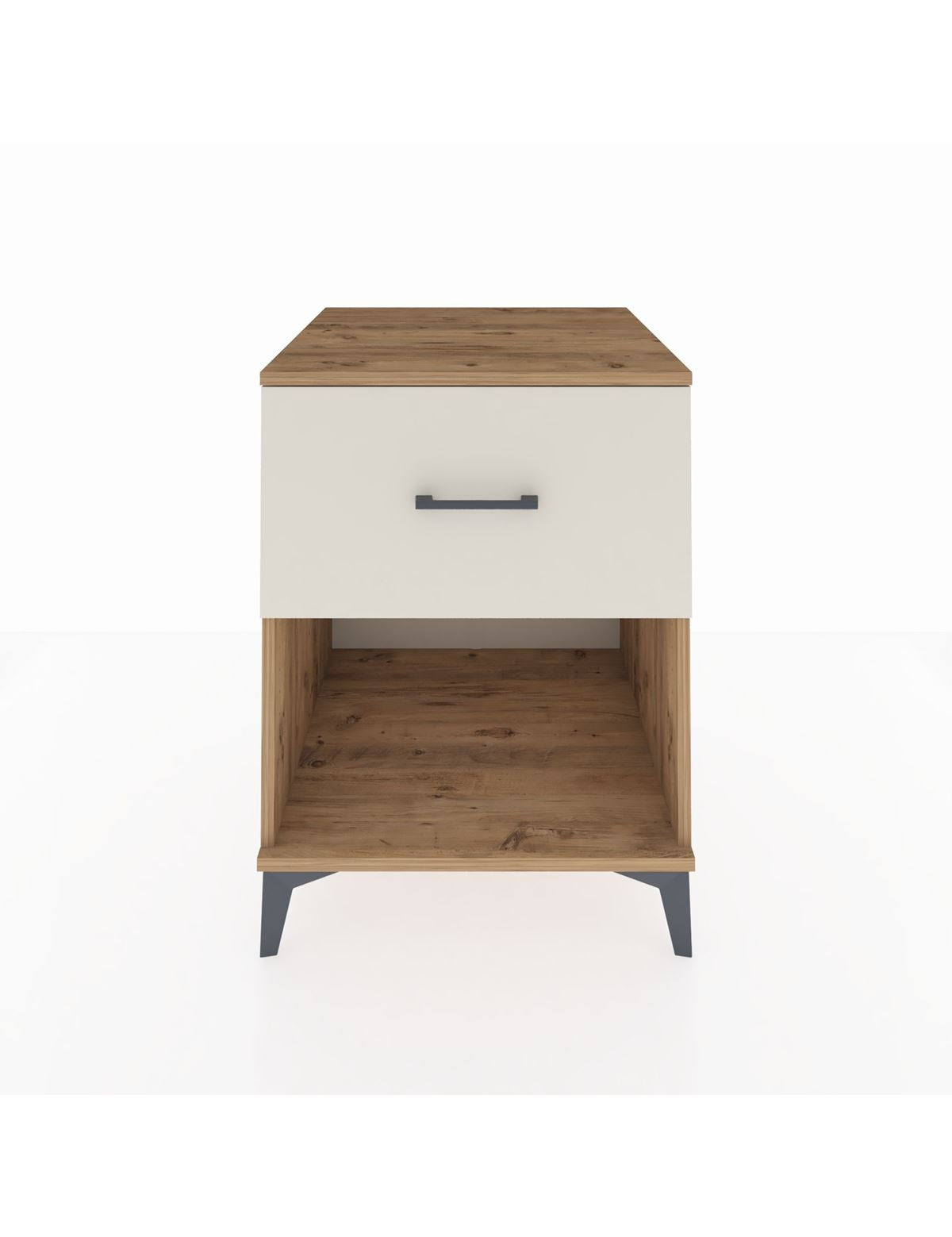 Kronos Komodin Tek Çekmeceli 60x59x80 Çam-Aytaşı