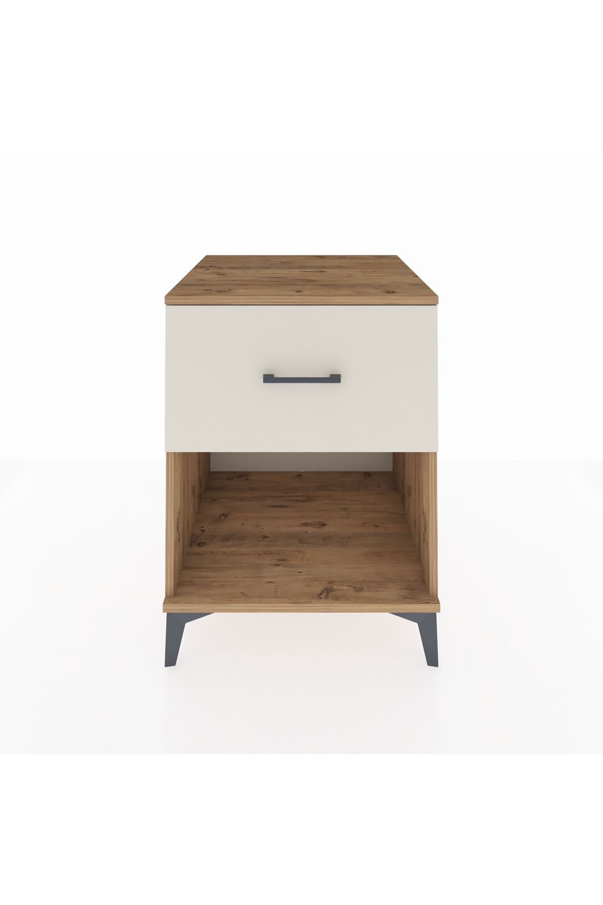 Kronos Komodin Tek Çekmeceli 60x59x80 Çam-Aytaşı