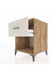 Kronos Komodin Tek Çekmeceli 60x59x80 Çam-Aytaşı