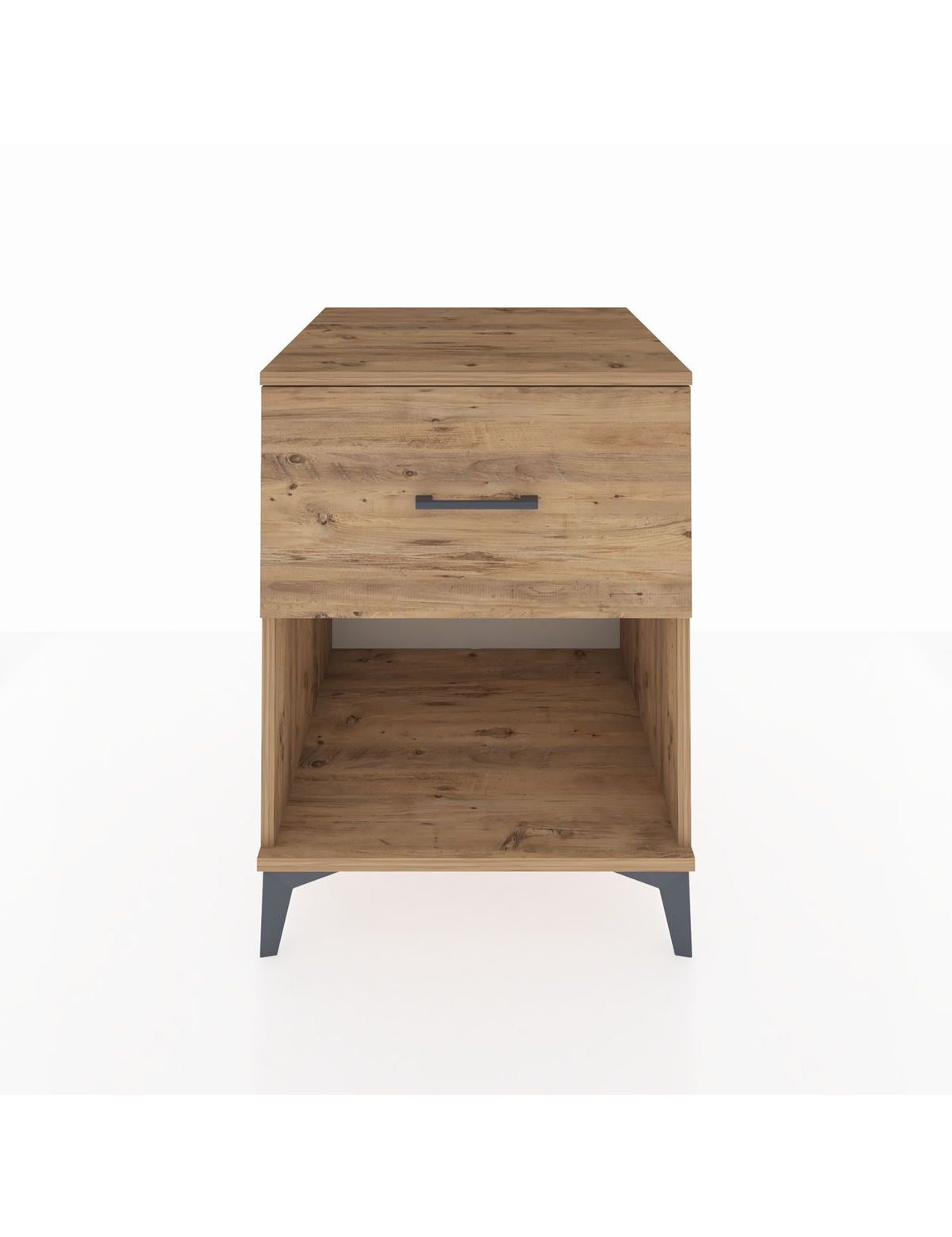 Kronos Komodin Tek Çekmeceli 60x59x80 Çam-Çam